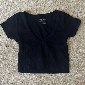 Garage Ribbed Crop Top